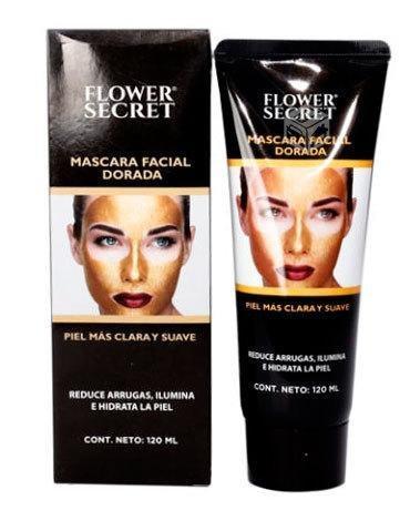 Mascara Facial Dorada