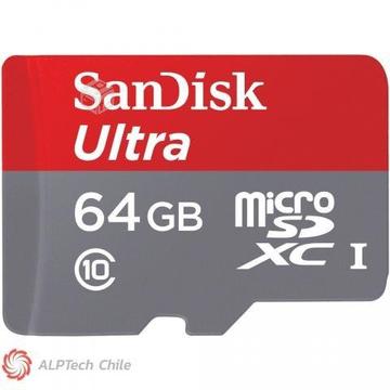 Memoria Micro Sd Sandisk Ultra 64gb Original