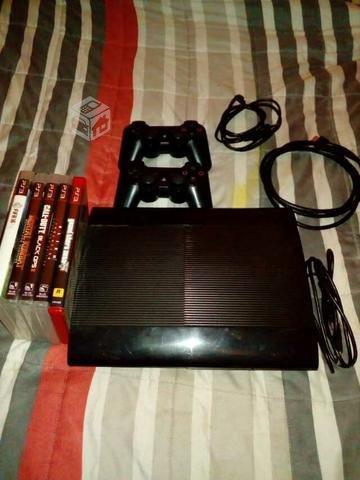 Ps3+5juegos+2joystick