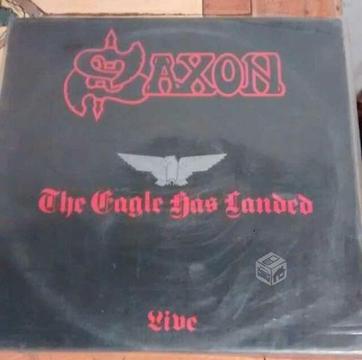 Vinilo de saxon, the eagle has landed