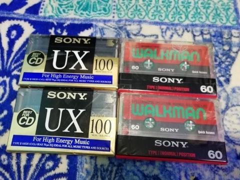 Sony walkman cassetes cinta normal cassettes