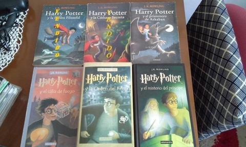 Lote Libros Harry Potter 3,4,5,6 & LosMundosMágico