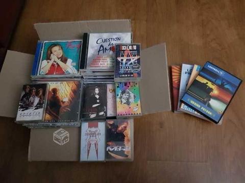 Lote CDS, CASSETTE y DVD