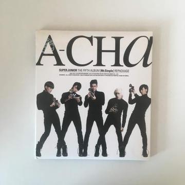 Super Junior 5to Album Repackage A-cha Kpop Cd