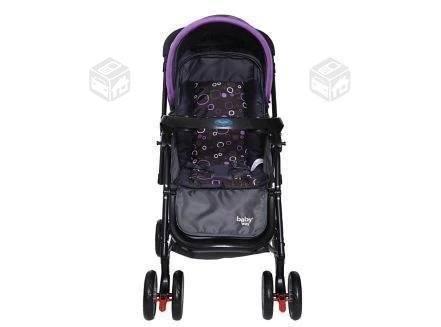 Coche Cuna Balancin Morado BW-309M18 NUEVO