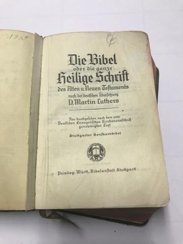Antigua Biblia de Martin Lutero