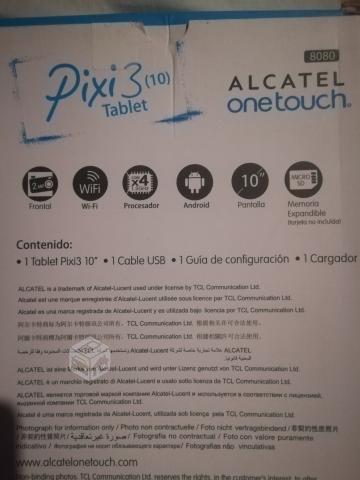 Tablet alcatel 10