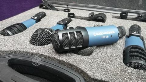 Set de micrófonos bateria Audiotechnica nuevos