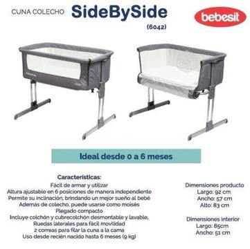 Cuna Colecho INCLUYE colchon, sabanas y cobertor