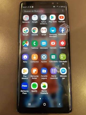 Samsung Note 8 en santa cruz