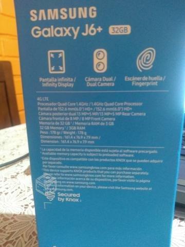Celular Samsung j6 + nuevo
