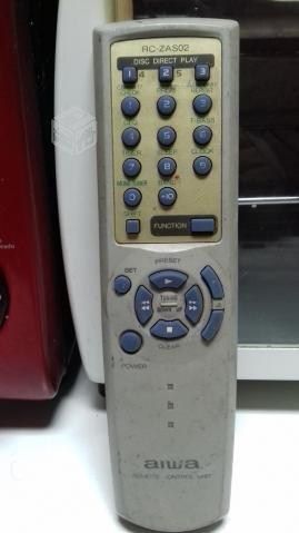 Aiwa control rc-zas02 (varios modelos mini hi fi )