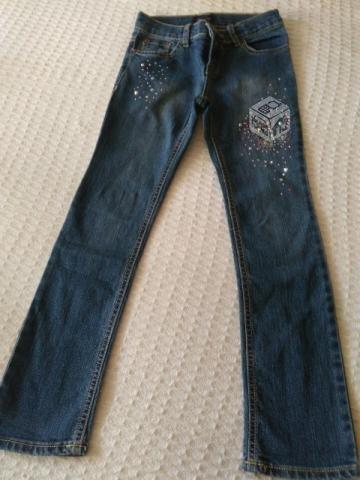 Variados jeans niña talla 7-8 nuevos y usados