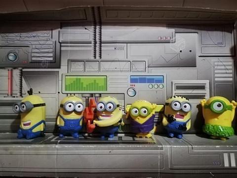 Figuras minion fast food