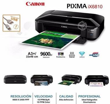 Impresora pixma ix 6810 formato a3+ como nueva