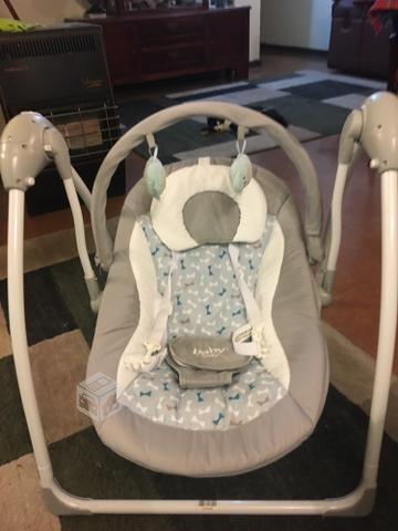 Silla mecedora baby way + portabebe infanti