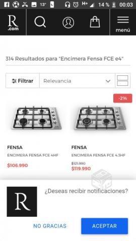 Encimera Fensa FCE E4