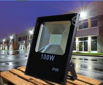 Foco 120 Led Reflector Proyector Plano 100W IP66