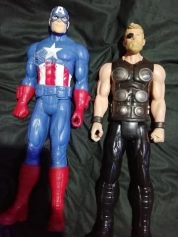 Thir, Ironman y capitán América