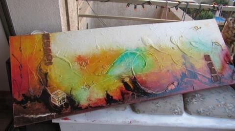 Pintura al óleo 140x50