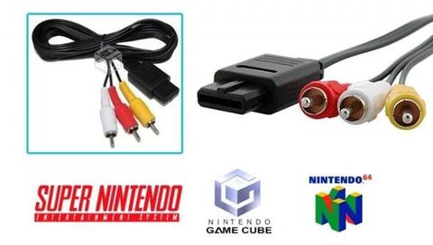 Cable De Audio Y Video Snes-N64-Gamecube