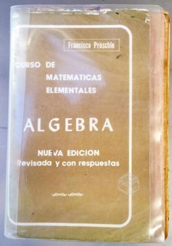 Pröschle algebra, curso de matemáticas elementales