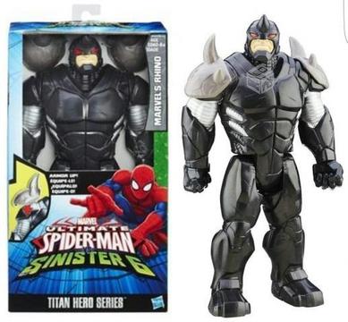 Marvel`s Rhino ultimate spiderman. nuevo 30cms