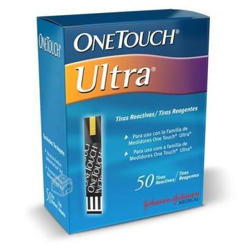 Tiras Cintas reactivas One Touch Ultra caja de 50