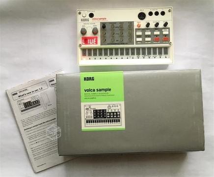 Korg volca sample - con caja y manual