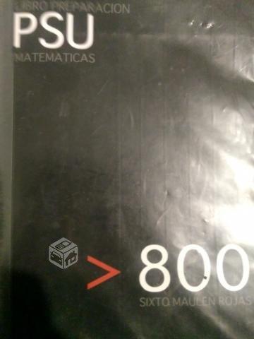 Libro PSU mayor que 800