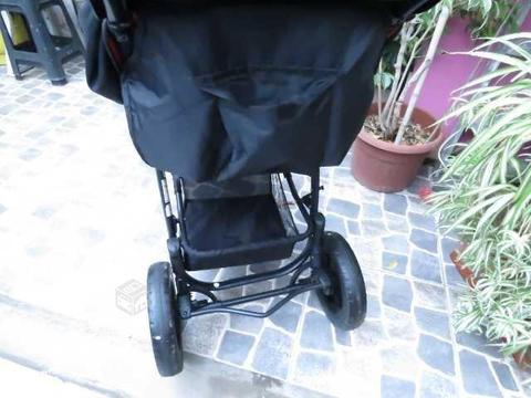 Coche bebesit 3 ruedas rojo/negro