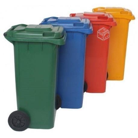 Contenedor de basura 120 lt colores