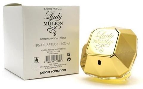 Perfume Tester Paco Rabanne Lady Million 80ml