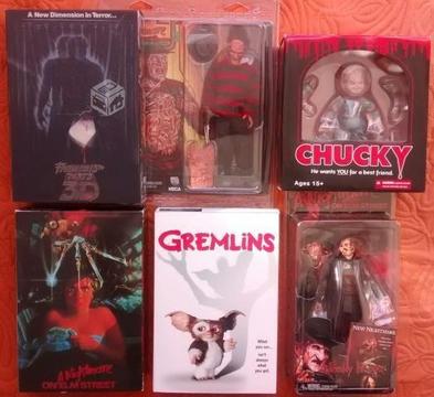 Figuras: F. Krueger,Jason,Gremlins y Chucky (Pack)