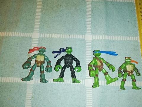 Lote minifiguras tortugas ninja varias