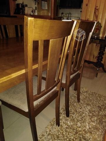 Mesa de madera 6 sillas