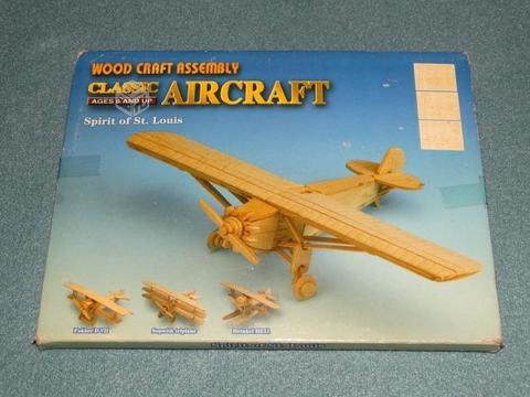 Puzzle en Caja Wood Craft Assembly - Aeroplano