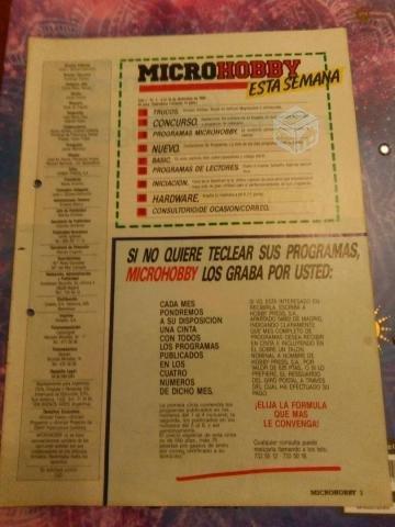 Revista MICROHOBBY no. 5 para ZX SPECTRUM