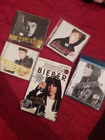 Discos justin bieber originales+blu ray nsn+libro