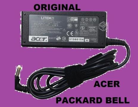 Cargador original acer 19v con cable power