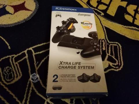 Cargadr de joystick ps4 con baterias de litio