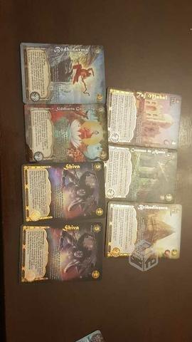 Cartas mitos y leyendas (reales y ultra reales