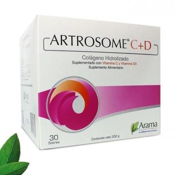 Artrosome Colágeno Hidrolizado/3 Cajas (90 Sobres)