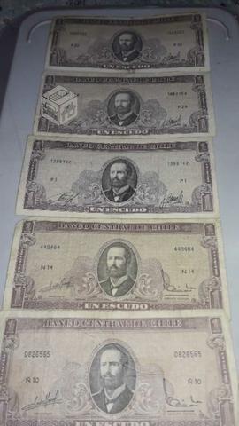 Billetes antiguo un escudo