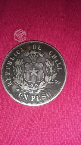 Moneda 1 Peso 1868