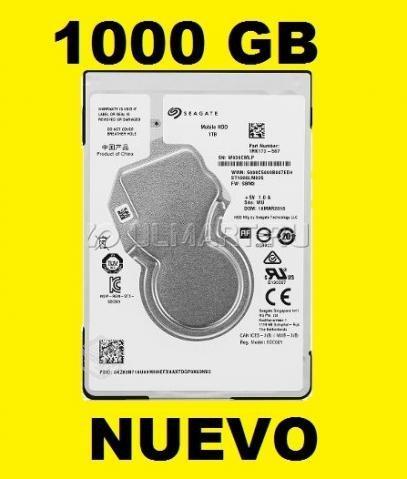 Disco barracuda 1000GB sata3 2.5 5400rpm 128mb