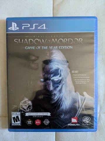 Middle Earth Shadow of Mordor GOTY PS4 nuevo