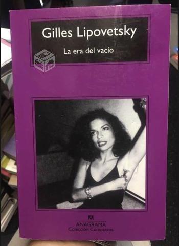 La era del vacio - Gilles Lipovetsky