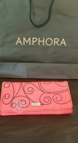 Billetera Amphora bordada