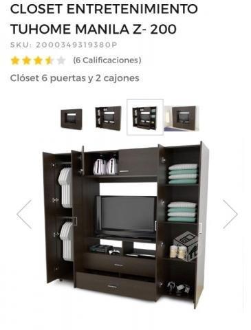 Closet entretenimiento tuhome manila z- 200